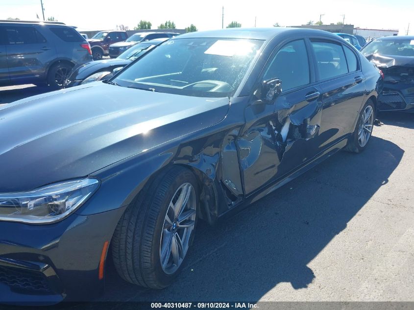 2018 BMW 750I xDrive VIN: WBA7F2C52JG423796 Lot: 40310487