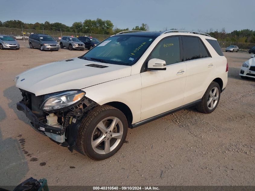 4JGDA5HB4GA723111 2016 MERCEDES-BENZ GLE - Image 2