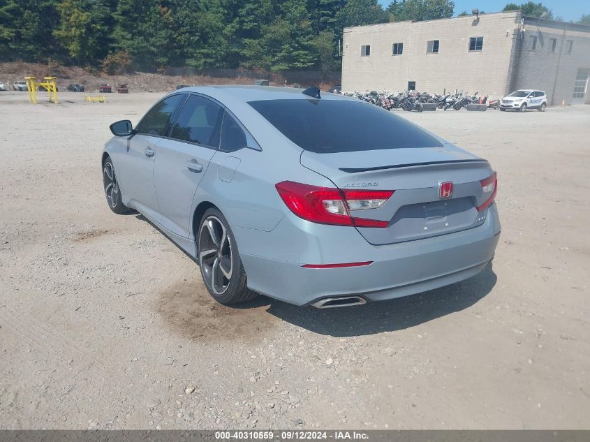VIN 1HGCV1F31MA021477 2021 HONDA ACCORD SPORT