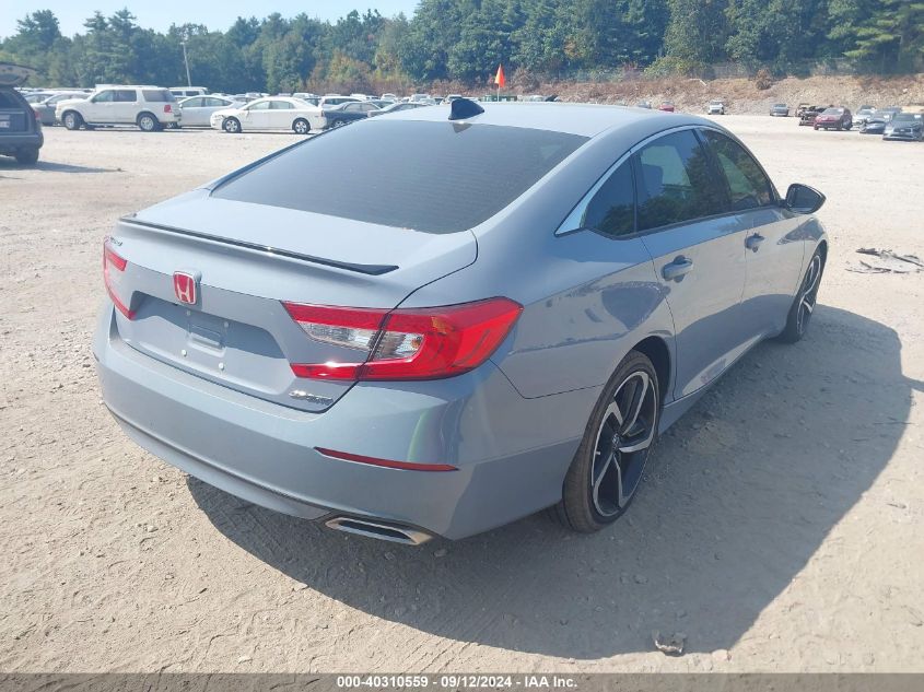 VIN 1HGCV1F31MA021477 2021 HONDA ACCORD SPORT