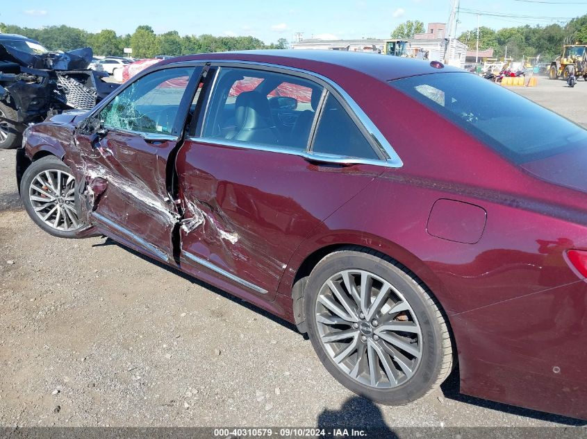 2017 Lincoln Continental Select VIN: 1LN6L9SPOH5634015 Lot: 40310579