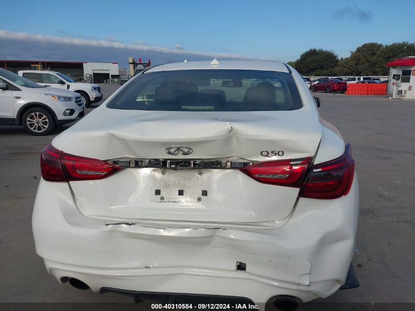 2018 Infiniti Q50 Luxe/Sport VIN: JN1EV7AP2JM363215 Lot: 40310584