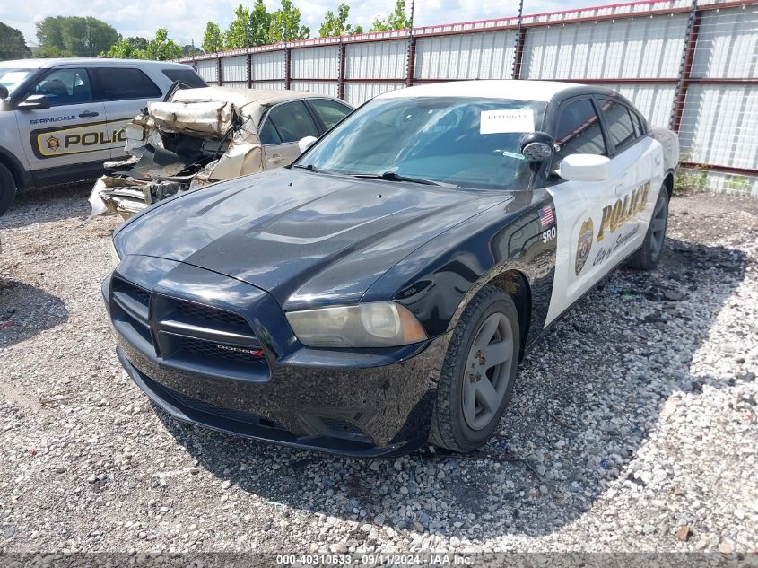 2013 Dodge Charger Police VIN: 2C3CDXAT5DH672791 Lot: 40310633