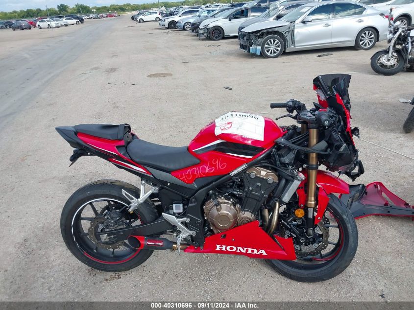 2022 Honda Cbr500 Ra VIN: MLHPC6254N5300486 Lot: 40310696