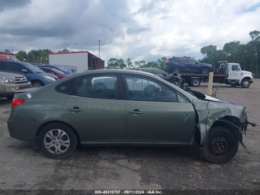 2010 Hyundai Elantra Gls VIN: KMHDU4AD8AU027631 Lot: 40504093