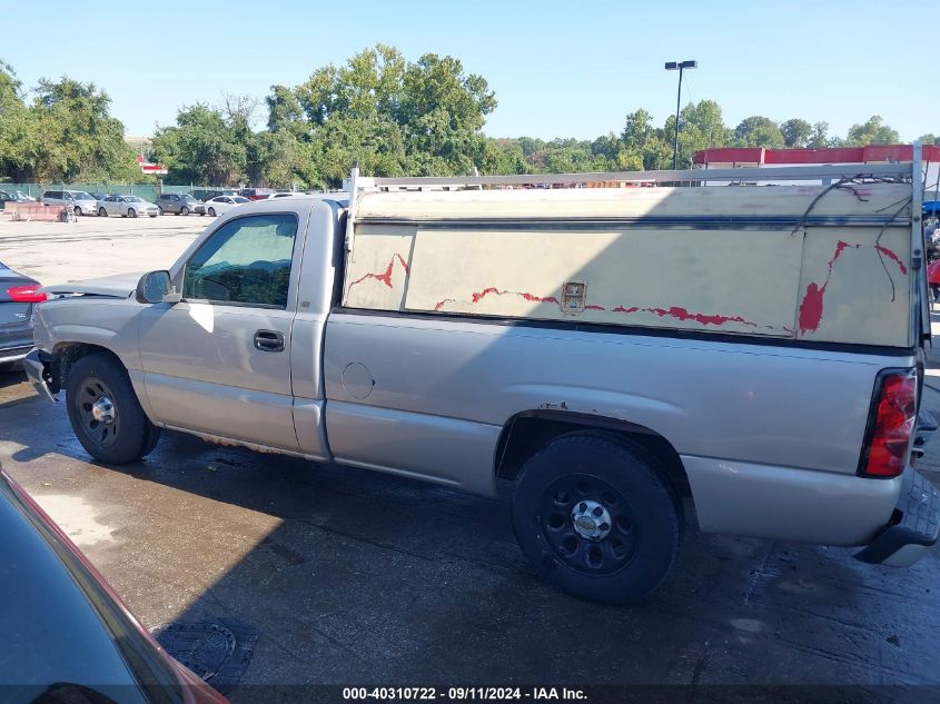 2005 Chevrolet Silverado 1500 Work Truck VIN: 1GCEC14X45Z135382 Lot: 40310722