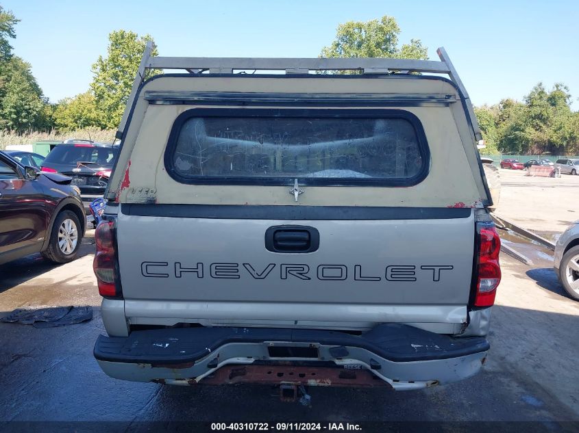 2005 Chevrolet Silverado 1500 Work Truck VIN: 1GCEC14X45Z135382 Lot: 40310722