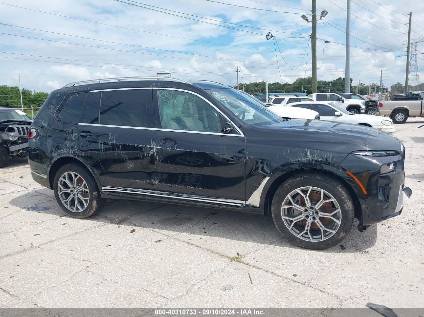 2025 BMW X7 xDrive40I VIN: 5UX23EM00S9X77167 Lot: 40310733