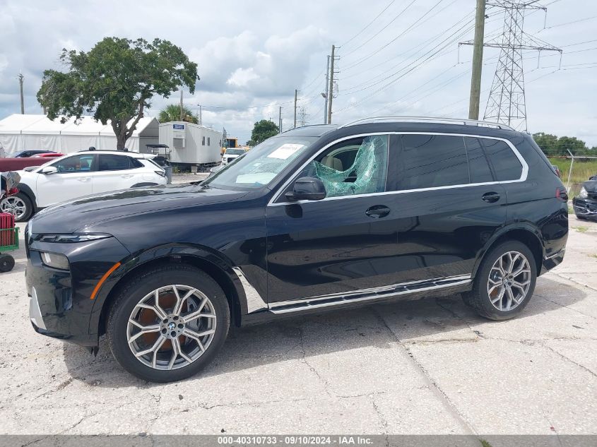 2025 BMW X7 xDrive40I VIN: 5UX23EM00S9X77167 Lot: 40310733