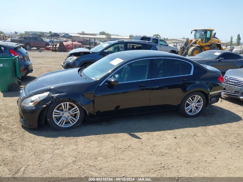 2010 Infiniti G37 Journey VIN: JN1CV6AP1AM201206 Lot: 40310754