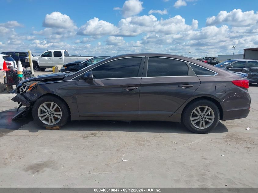 2015 Hyundai Sonata Se VIN: 5NPE24AF0FH218963 Lot: 40310847