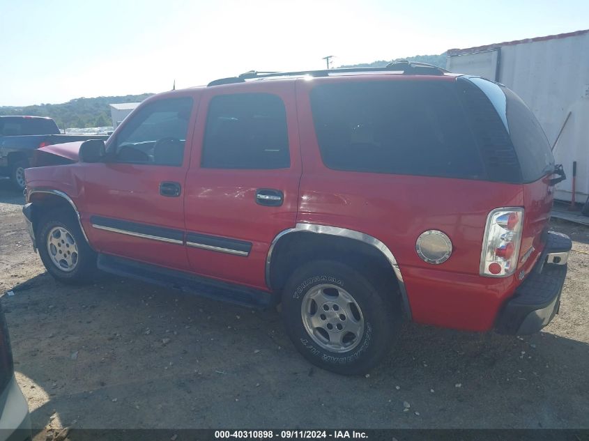 2005 Chevrolet Tahoe Ls VIN: 1GNEK13T95R192363 Lot: 40310898