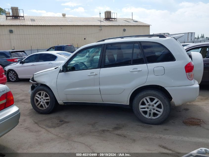 2003 Toyota Rav4 VIN: JTEGH20V630118472 Lot: 40310999