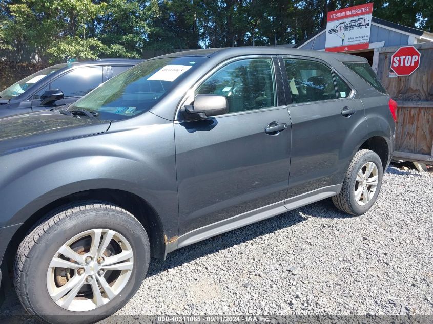 2013 Chevrolet Equinox Ls VIN: 2GNFLCEK8D6222920 Lot: 40311065