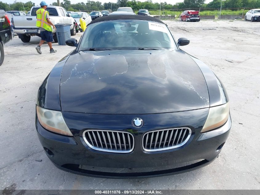 2003 BMW Z4 3.0I VIN: 4USBT53433LU03138 Lot: 40311076