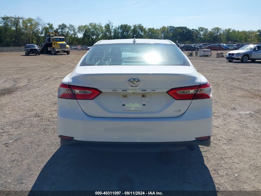 2019 Toyota Camry Le VIN: 4T1B11HK1KU680418 Lot: 40311097