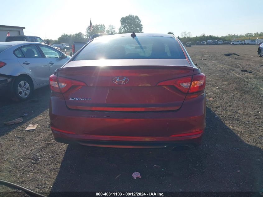 2015 Hyundai Sonata Se VIN: 5NPE24AF7FH002978 Lot: 40311103