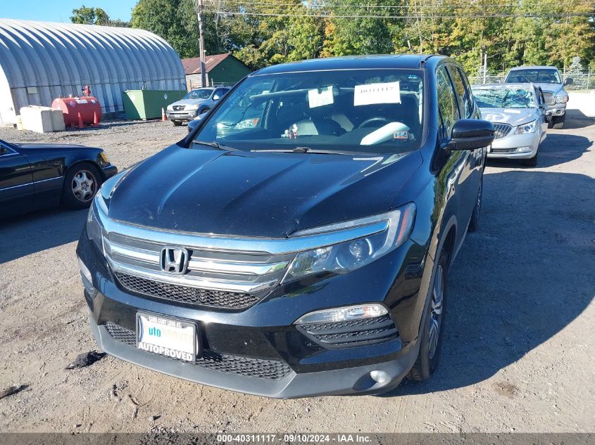 2018 Honda Pilot Ex-L VIN: 5FNYF6H76JB020553 Lot: 40311117