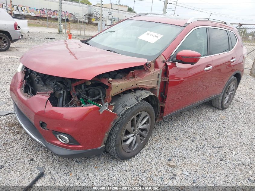 5N1AT2MT6GC739728 2016 NISSAN ROGUE - Image 2