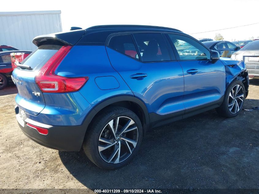 2021 Volvo Xc40 T5 R-Design VIN: YV4162UM5M2460256 Lot: 40311209