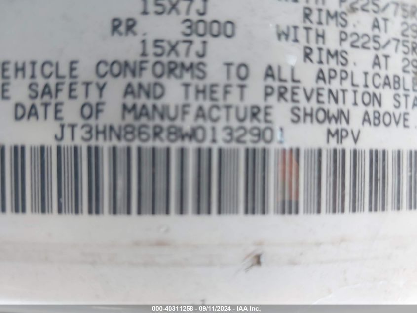 JT3HN86R8W0132901 1998 Toyota 4Runner Sr5 V6