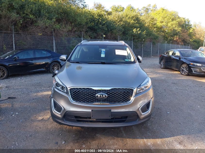 2018 Kia Sorento Lx/L VIN: 5XYPGDA34JG398481 Lot: 40311303