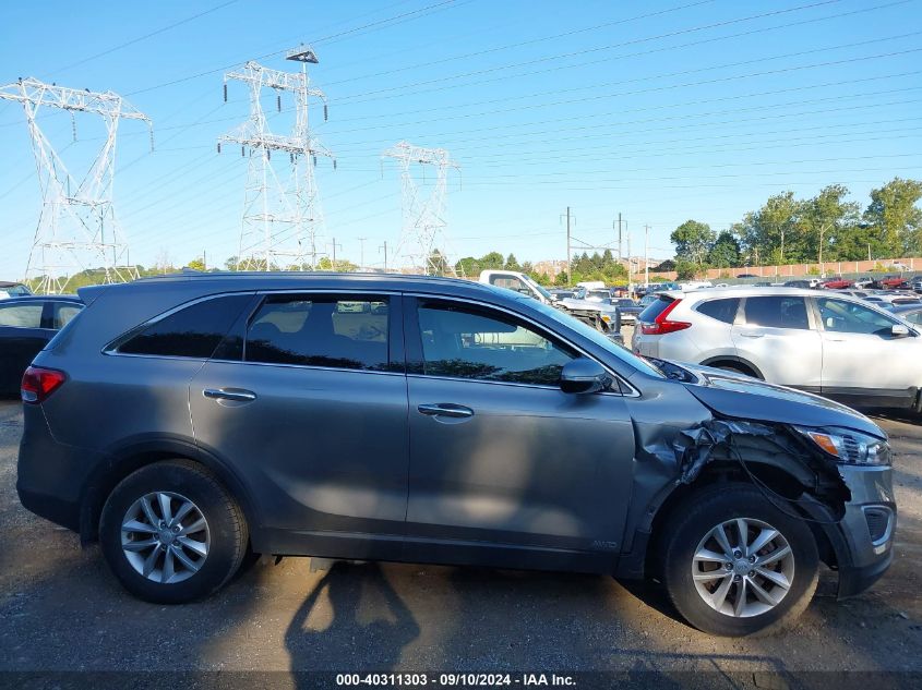 2018 Kia Sorento Lx/L VIN: 5XYPGDA34JG398481 Lot: 40311303