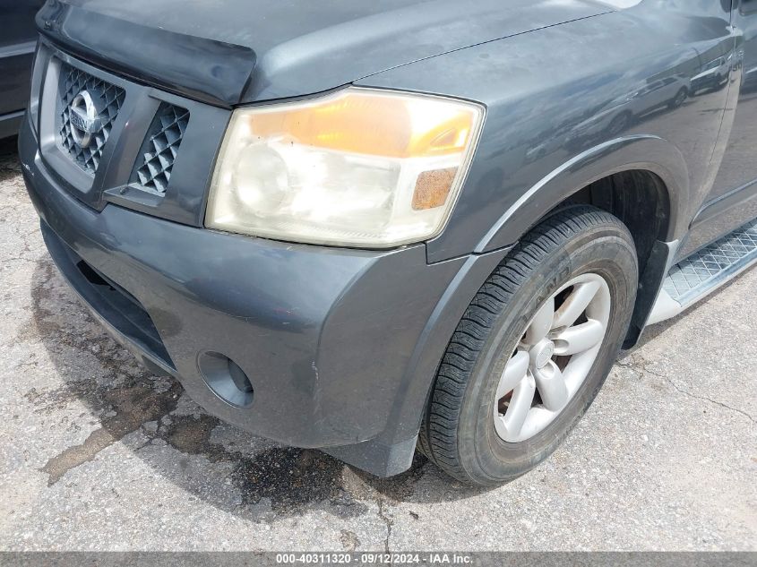 2010 Nissan Armada Se VIN: 5N1BA0ND9AN605524 Lot: 40311320