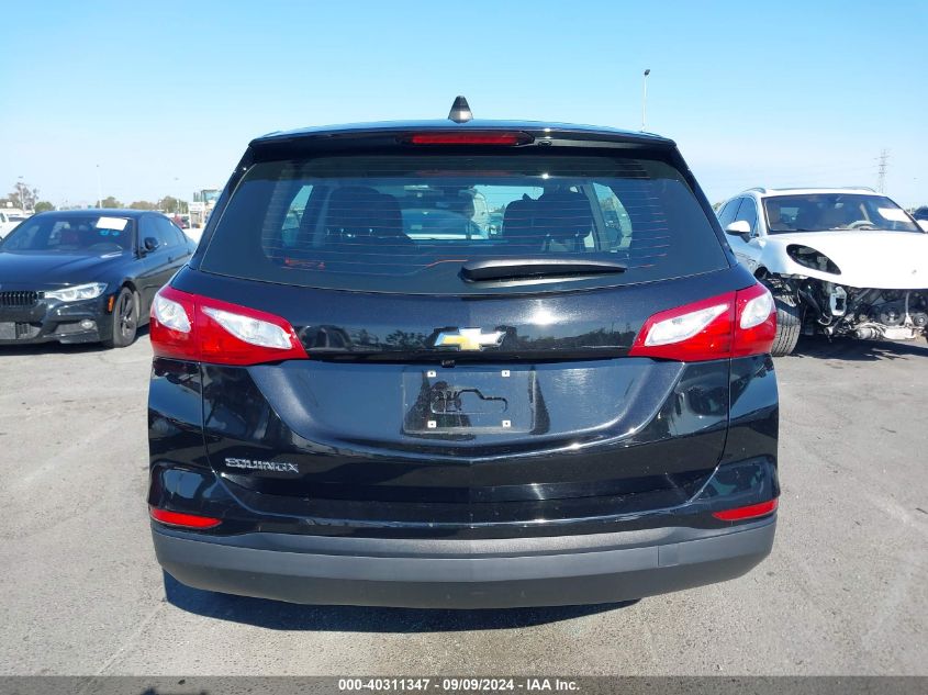 2020 Chevrolet Equinox Fwd Ls VIN: 2GNAXHEV5L6212267 Lot: 40311347