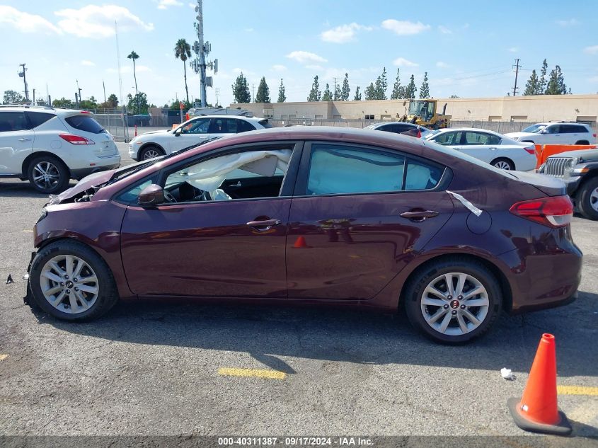 2017 Kia Forte Lx VIN: 3KPFL4A78HE007799 Lot: 40311387