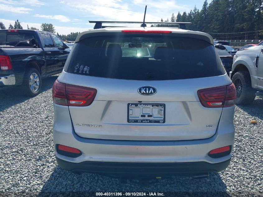 2019 KIA SORENTO 3.3L LX - 5XYPGDA59KG484811