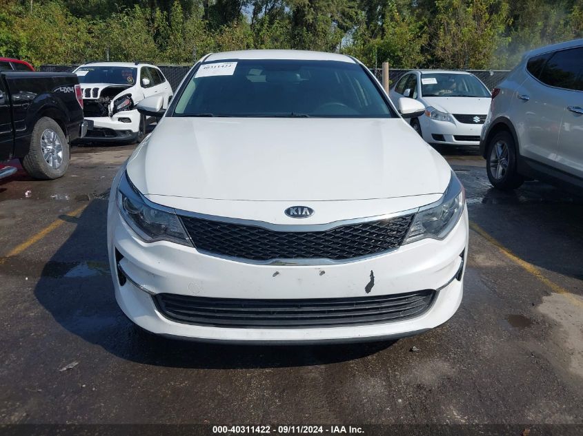 2016 Kia Optima Lx VIN: KNAGT4L33G5106990 Lot: 40311422