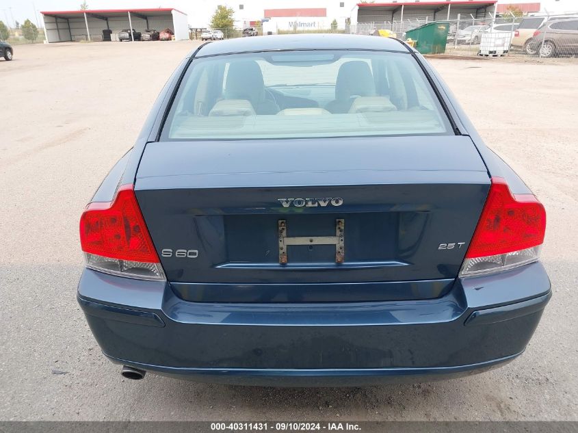 2008 Volvo S60 2.5T VIN: YV1RS592182690936 Lot: 40311431