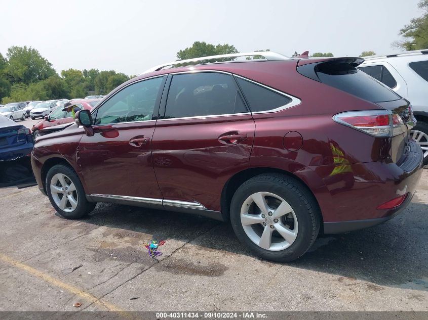 2013 Lexus Rx 350 VIN: 2T2BK1BA5DC212284 Lot: 40311434