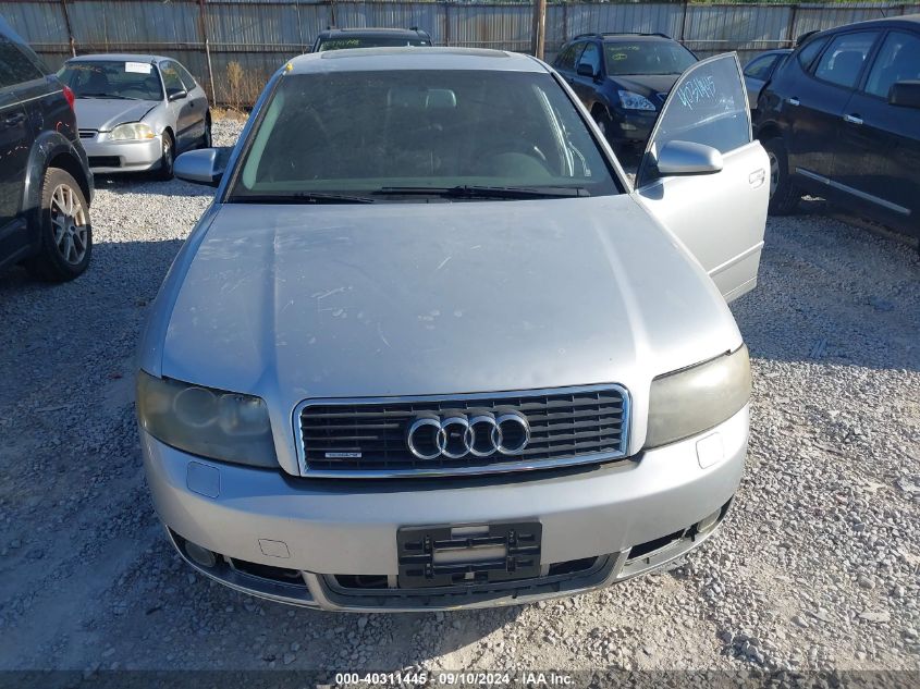 2005 Audi A4 3.0 VIN: WAULT68E95A039126 Lot: 40311445