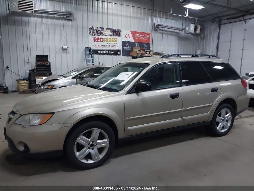 2008 Subaru Outback VIN: 4S4BP60C787322635 Lot: 40311486