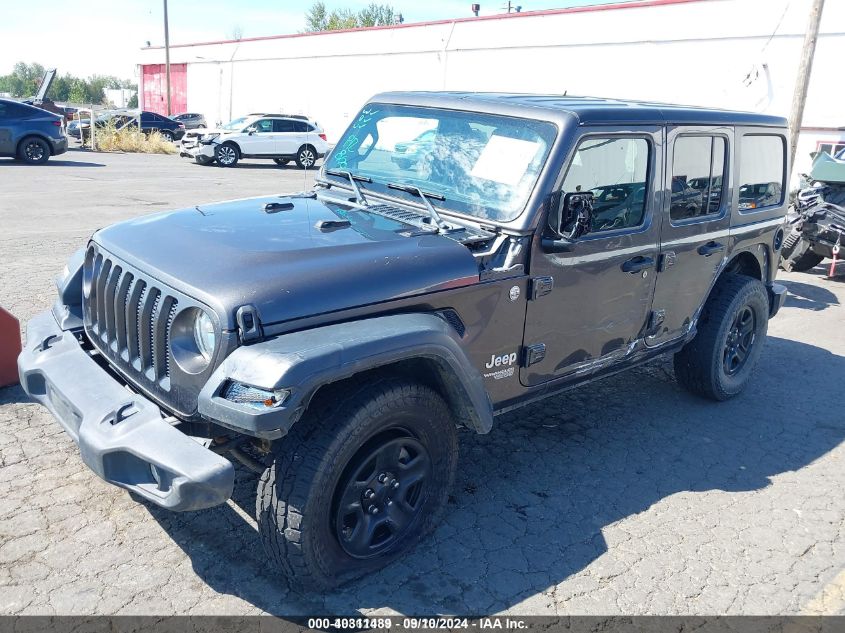 2018 Jeep Wrangler Unlimited Sport 4X4 VIN: 1C4HJXDG4JW139398 Lot: 40311489