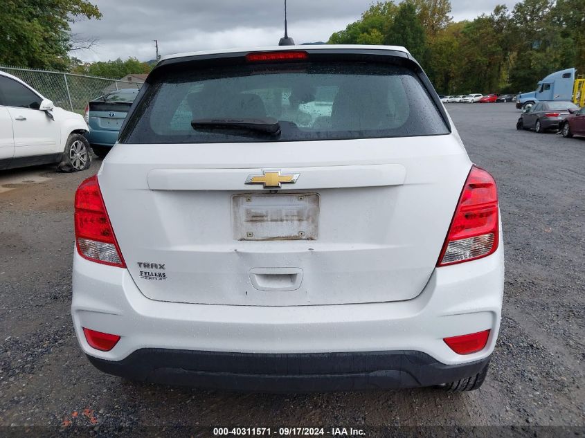 2018 Chevrolet Trax Ls VIN: 3GNCJKSB9JL229941 Lot: 40311571