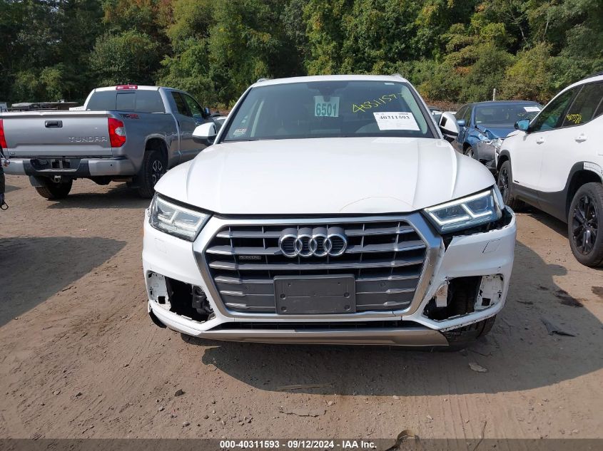 2018 Audi Q5 2.0T Premium/2.0T Tech Premium VIN: WA1BNAFY8J2126281 Lot: 40311593