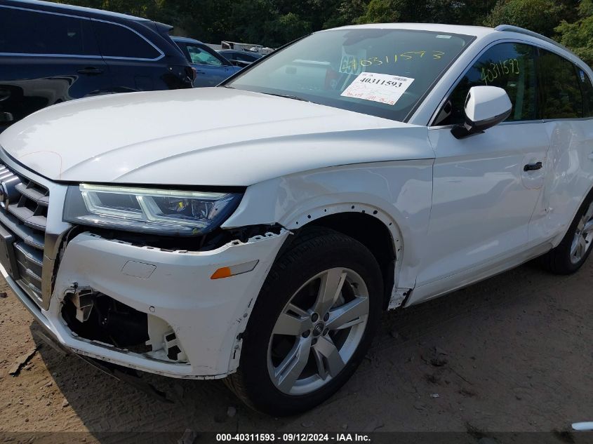 2018 Audi Q5 2.0T Premium/2.0T Tech Premium VIN: WA1BNAFY8J2126281 Lot: 40311593