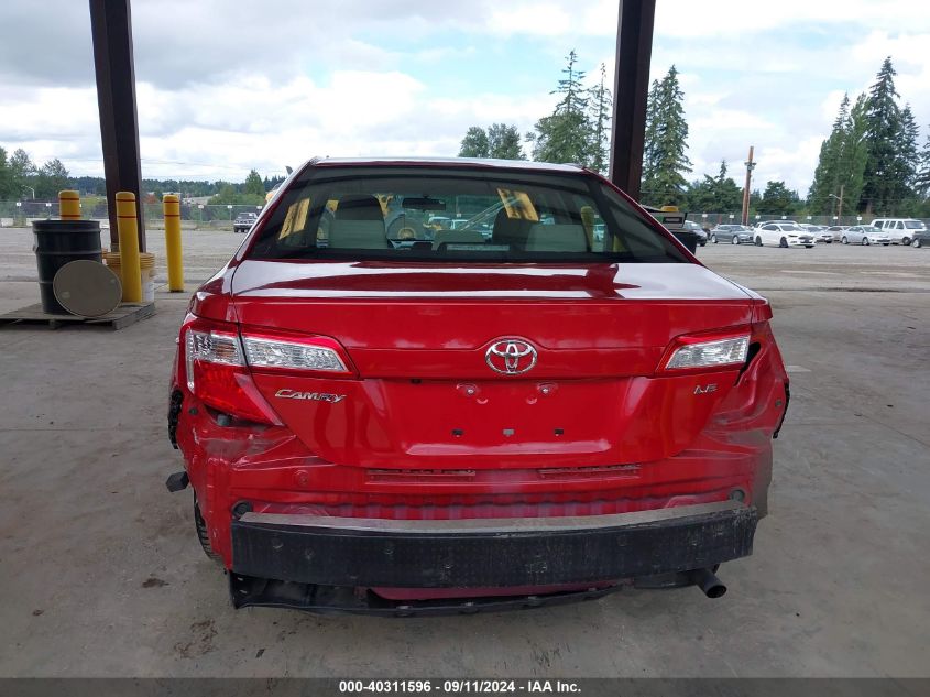 2014 Toyota Camry Le VIN: 4T4BF1FKXER381220 Lot: 40311596