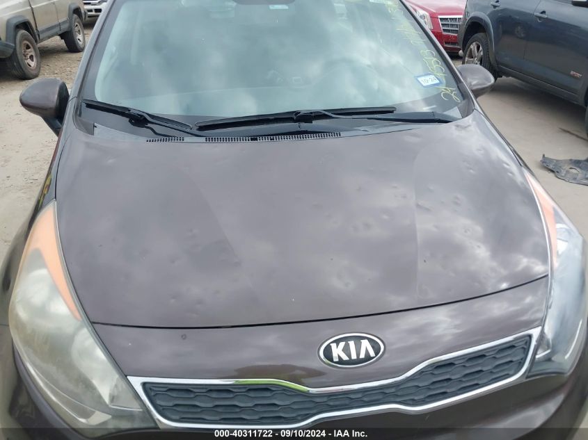 2013 Kia Rio Ex VIN: KNADN5A31D6143922 Lot: 40311722