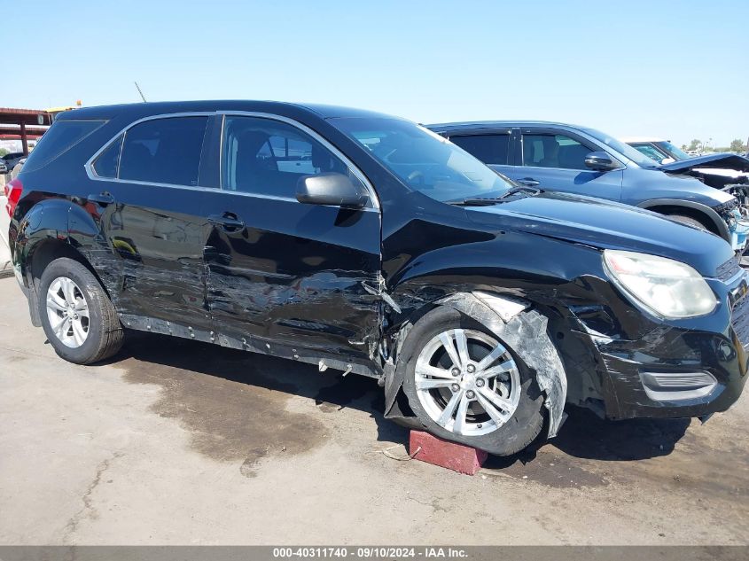 2016 Chevrolet Equinox Ls VIN: 2GNALBEK0G1153923 Lot: 40311740