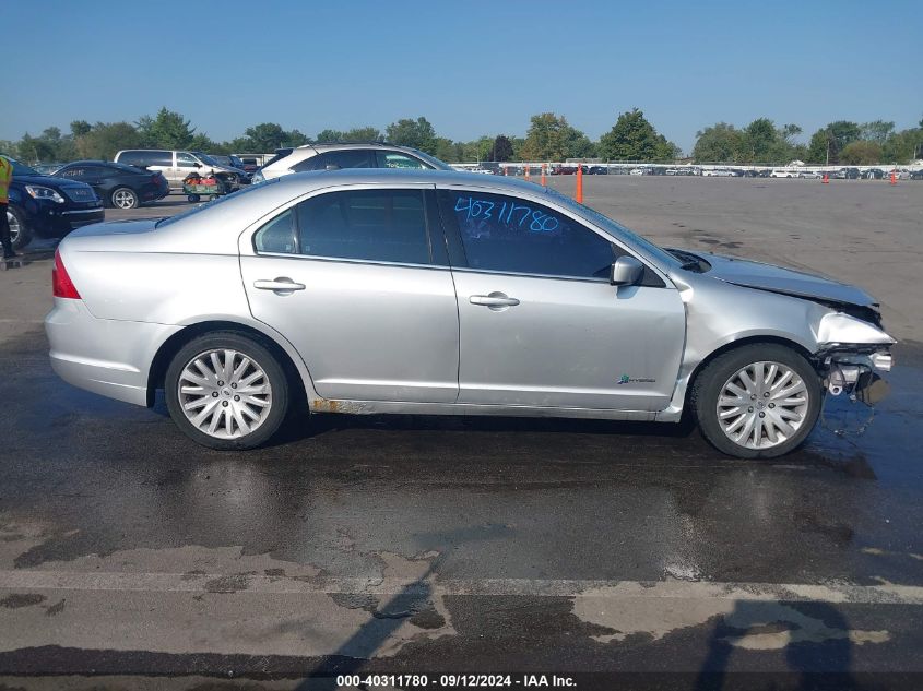 2011 Ford Fusion Hybrid VIN: 3FADP0L38BR191890 Lot: 40311780