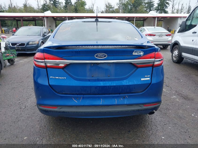 2018 FORD FUSION SE - 3FA6P0HD6JR218626