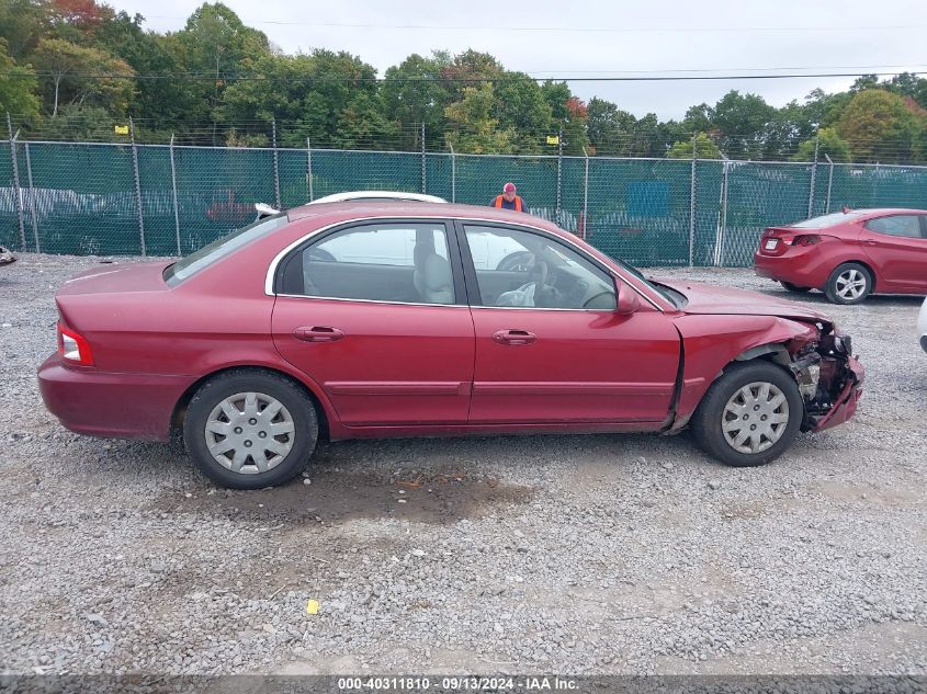 2004 Kia Optima Ex/Lx VIN: KNAGD126845255074 Lot: 40311810