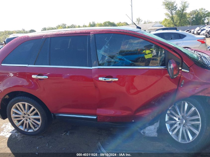 2014 LINCOLN MKX - 2LMDJ8JK1EBL20320