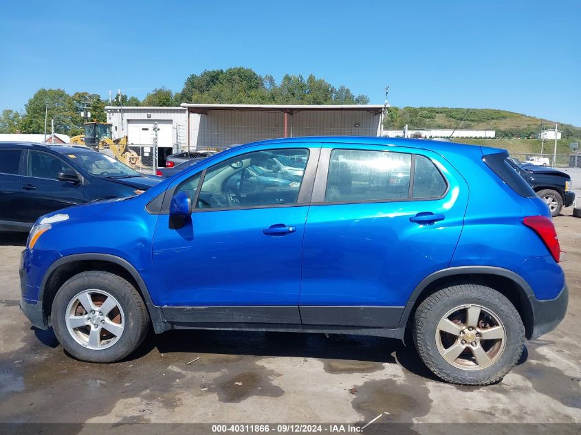 2016 Chevrolet Trax 1Ls VIN: KL7CJNSB1GB539423 Lot: 40311866