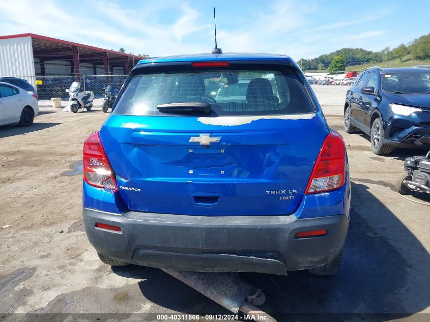 2016 Chevrolet Trax 1Ls VIN: KL7CJNSB1GB539423 Lot: 40311866