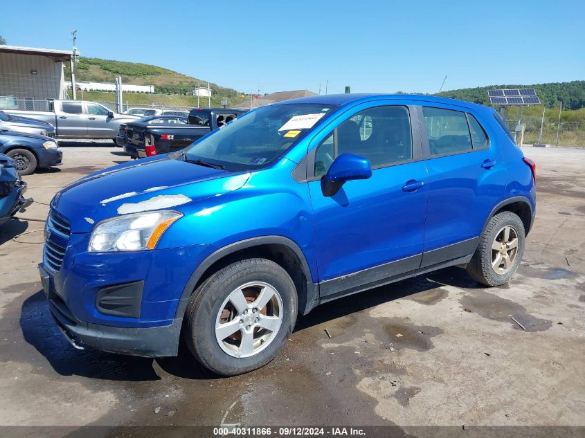 KL7CJNSB1GB539423 2016 CHEVROLET TRAX - Image 2